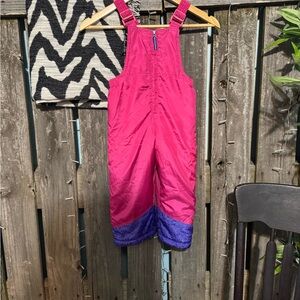 Kids Pink and Purple Overalls